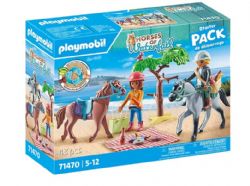 PLAYMOBIL HORSES OF WATERFALL - STARTER PACK AMÉLIA ET BEN AVEC CHEVAUX #71470